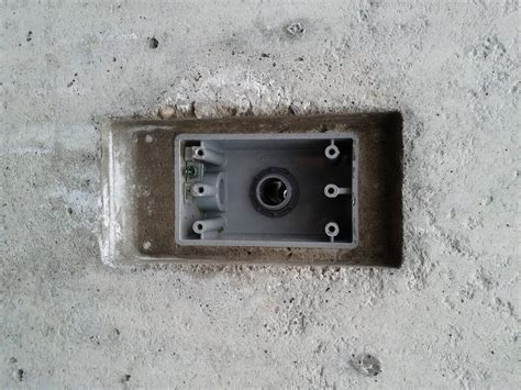 electrical outlet box for exposed concrete wall|electrical boxes for walls.